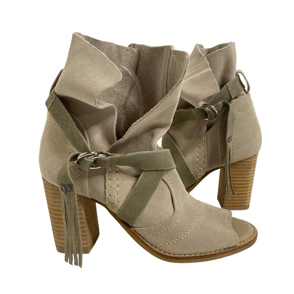 Diba True New Kicks Open Toe Bootie Size 7 - Picture 1 of 11